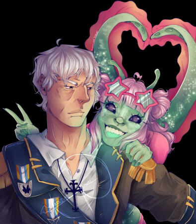 Commission : Waist up, fully rendered